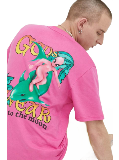 T-paita GCDS Cotton Tee Vaaleanpunainen | SS23M130653