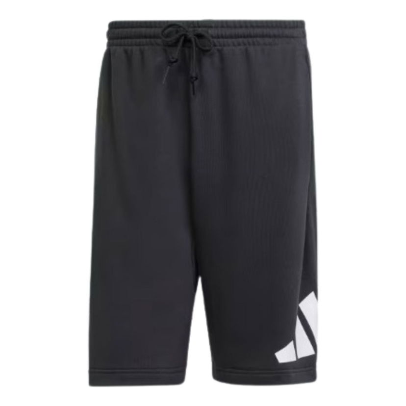 Shortsit adidas Originals Essentials Large Logo French Terry Shorts Musta | JE8956