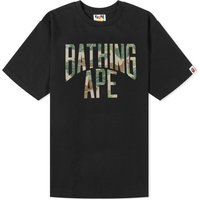 T-paita BAPE Layered Line Camo College T-Shirt Musta | 001TEJ801030M-BLK, 1