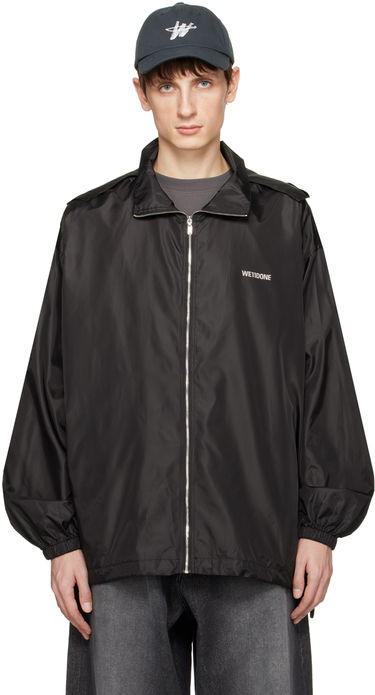 Tuulitakki We11done Zip Jacket Musta | WD-JP2-20-901-U-BK, 0
