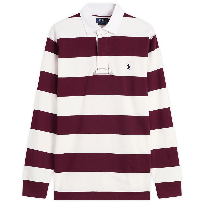 Paita Polo by Ralph Lauren Long-Sleeve Striped Rugby Shirt Monivärinen | 710717116054-MUL