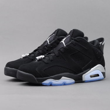 Tennarit ja kengät Jordan Air Jordan 6 Retro Low ''Chrome'' Musta | 304401-003, 1