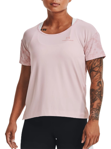 T-paita Under Armour T-shirt Rush Energy Novelty Vaaleanpunainen | 1365735-673