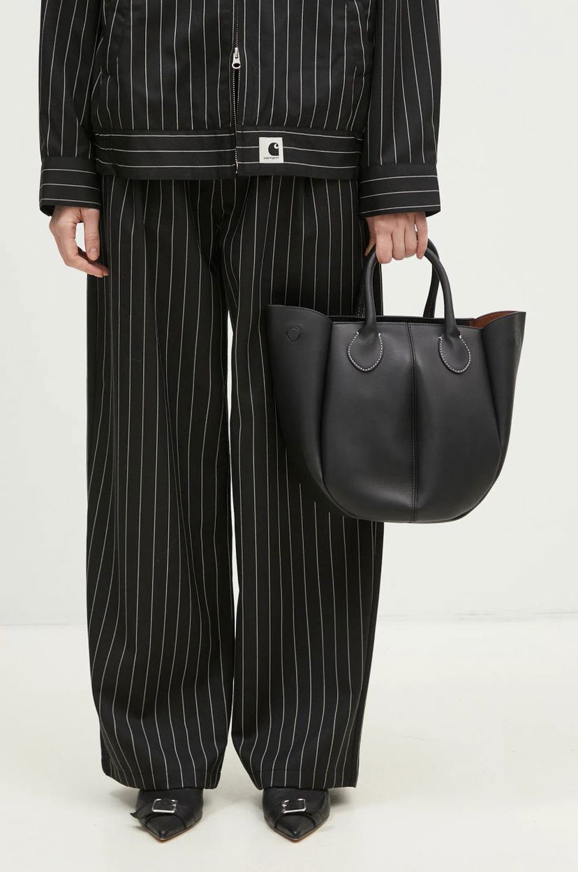 Käsilaukku JW Anderson Small Punch Tote Bag Musta | HB0680.LA0250.999