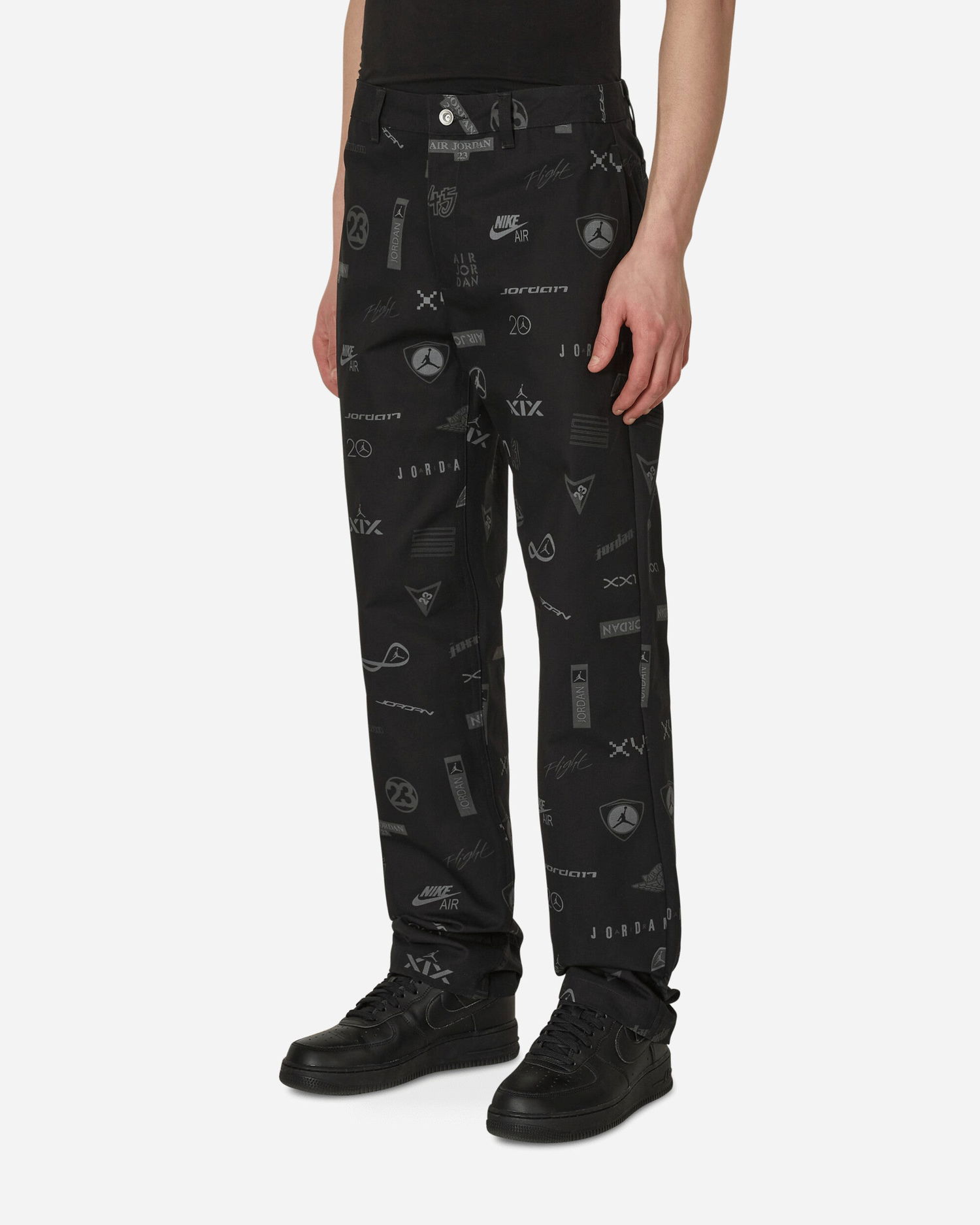 Housut Jordan Flight Heritage Printed Pants Musta | DV7559-010, 1