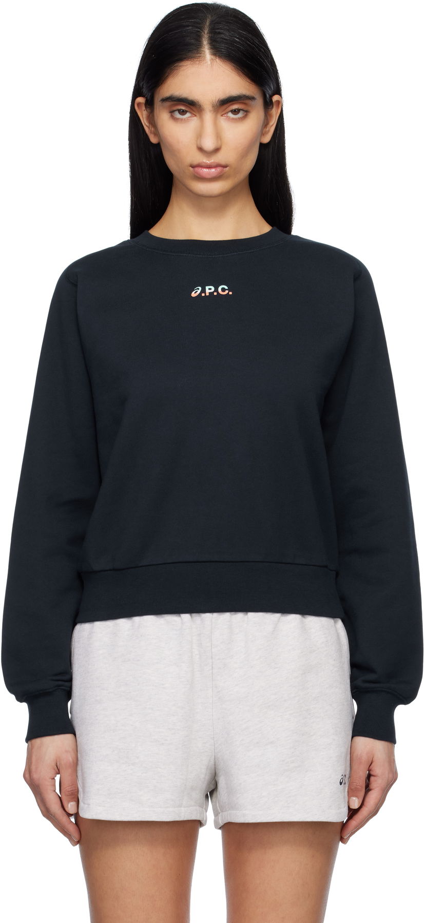 Villapaita A.P.C. A.P.C. ASICS Edition Sweatshirt Musta | COEZD-F27959