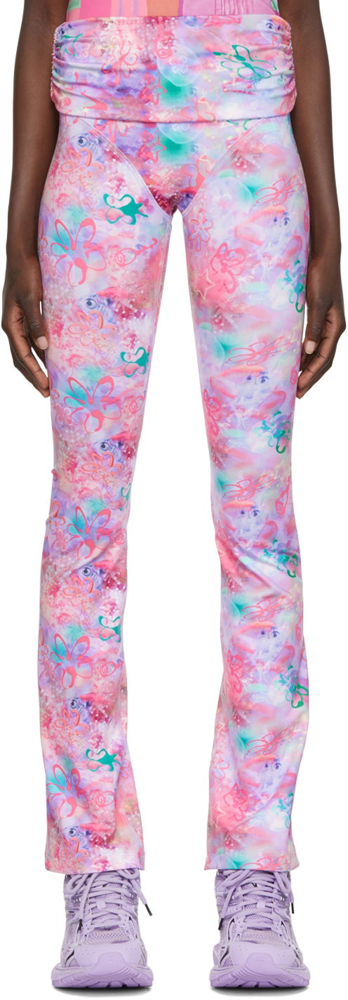 Housut Collina Strada Collina Strada Sport Printed Pants Vaaleanpunainen | XX6406