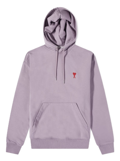 Huppari AMI Small A Heart Popover Hoodie Violetti | USW200-730-503