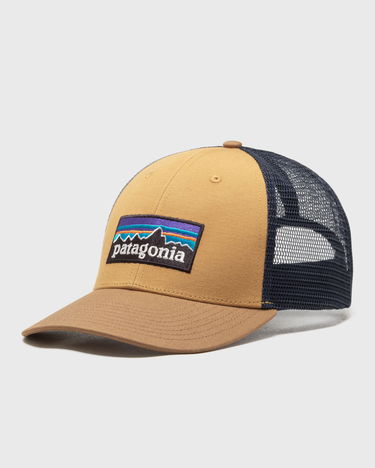 Hattu Patagonia P-6 Logo LoPro Trucker Hat Beige | 38283-TNGO, 0