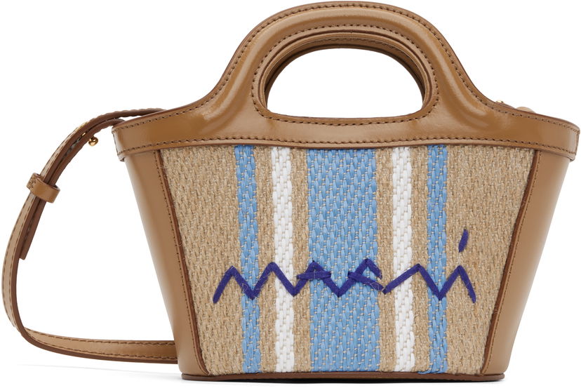 Käsilaukku Marni Marni Tropicalia Micro Tote Bag Ruskea | BMMP0067Q7 P8181