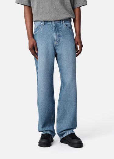 Jeans AXEL ARIGATO Relaxed Fit Twill Jeans Sininen | A3261001, 6