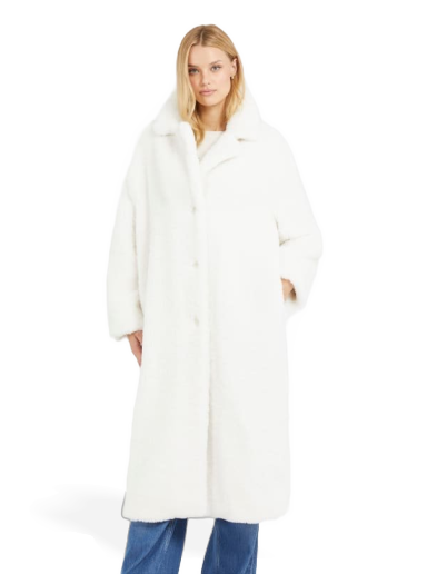 Takit GUESS Faux Fur Valkoinen | W3BL86WF2C2