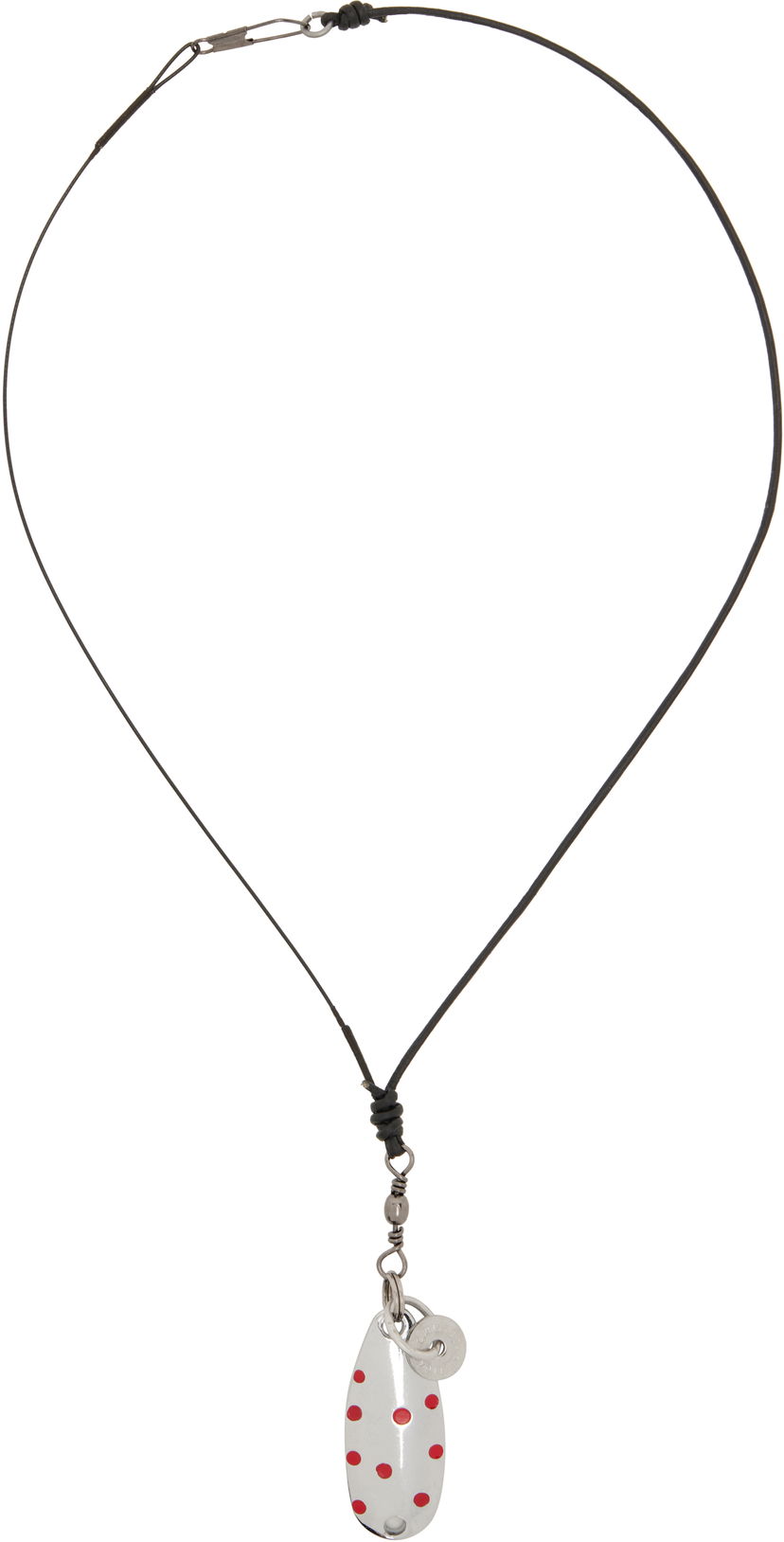 Kaulakoru OUR LEGACY Our Legacy Angler Pendant Necklace Metallinen | A2258ANT