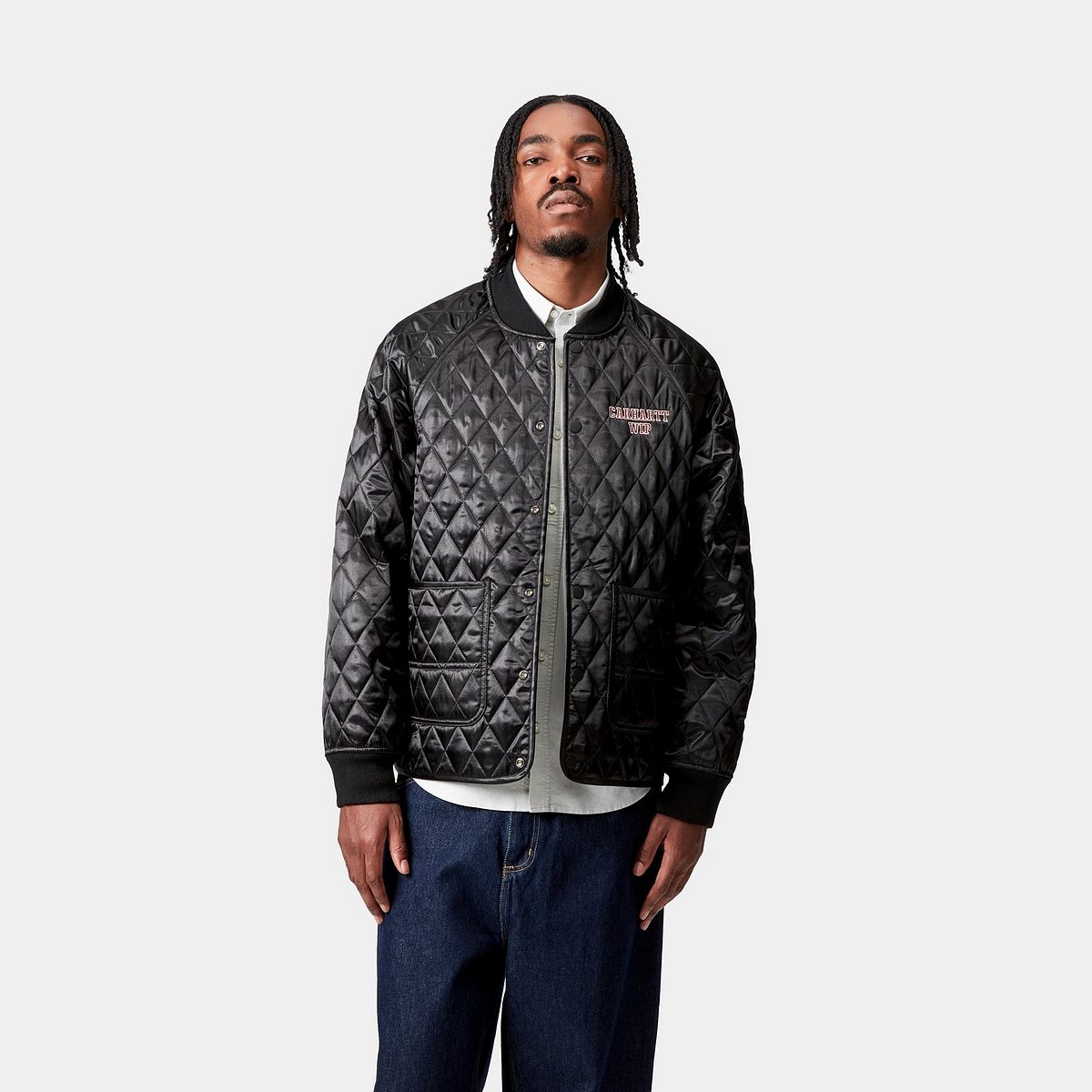 Takki Carhartt WIP Quilted Liner Jacket Musta | I035146_4, 0