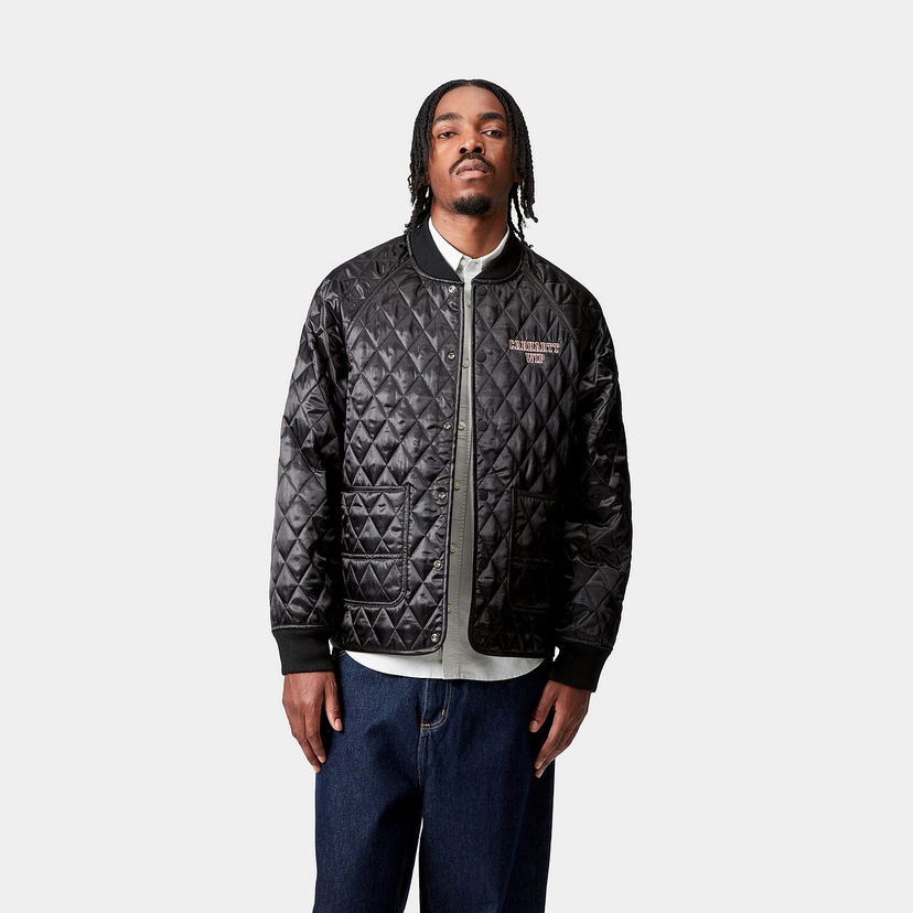 Takki Carhartt WIP Quilted Liner Jacket Musta | I035146_4