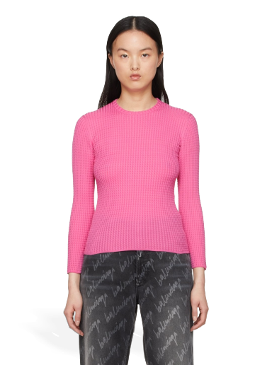 Villapaita Balenciaga Wool Sweater Vaaleanpunainen | 696535 T1646