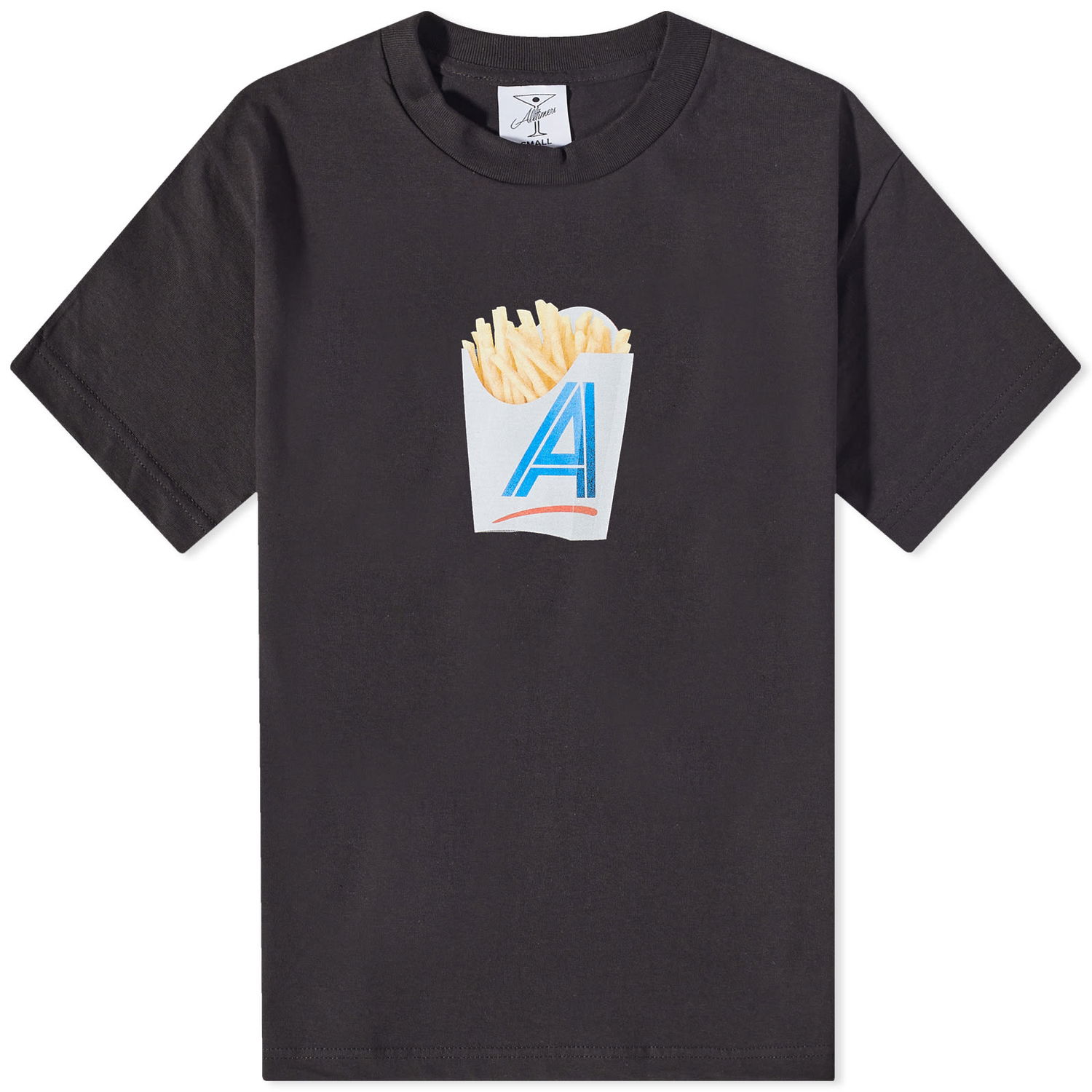 T-paita Alltimers Fried Tee Musta | AT-SP23-TSHIRT-06-BLK, 0