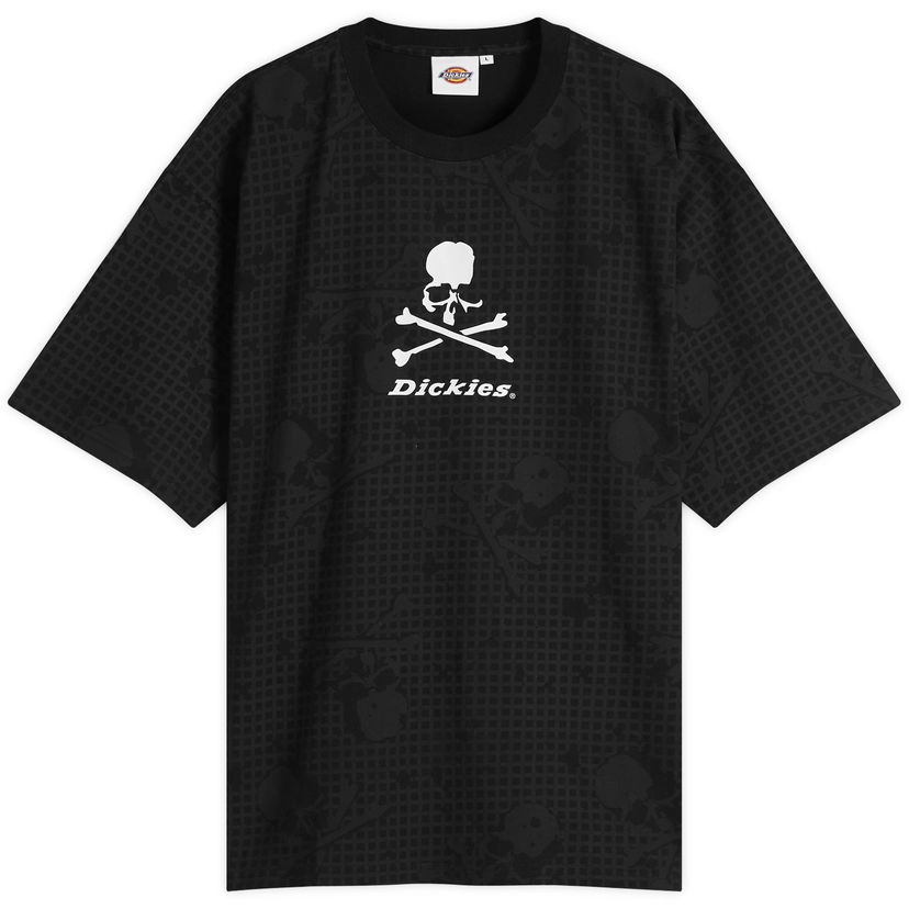 T-paita Mastermind WORLD MASTERMIND WORLD x Dickies Night Camo Printed T-Shirt, Size Large Musta | MJ25C14-TS215