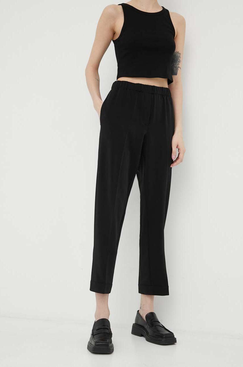 Housut Samsoe Samsoe High Waist Trousers Musta | F15404308, 0