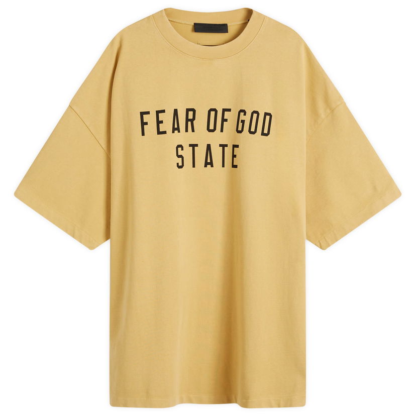 T-paita Fear of God Essentials Heavy Crewneck T-Shirt Keltainen | 125BT242003F