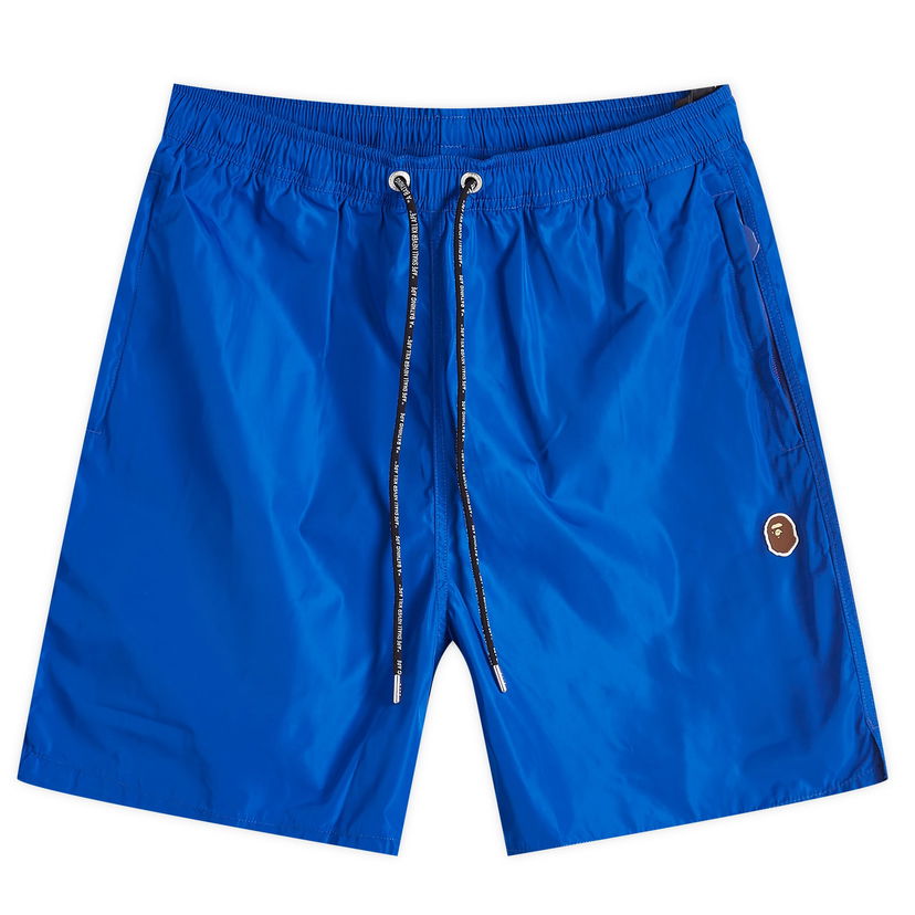 Shortsit BAPE A Bathing Ape Ape Head Nylon Beach Short Sininen | 001SPK301322M-BLU