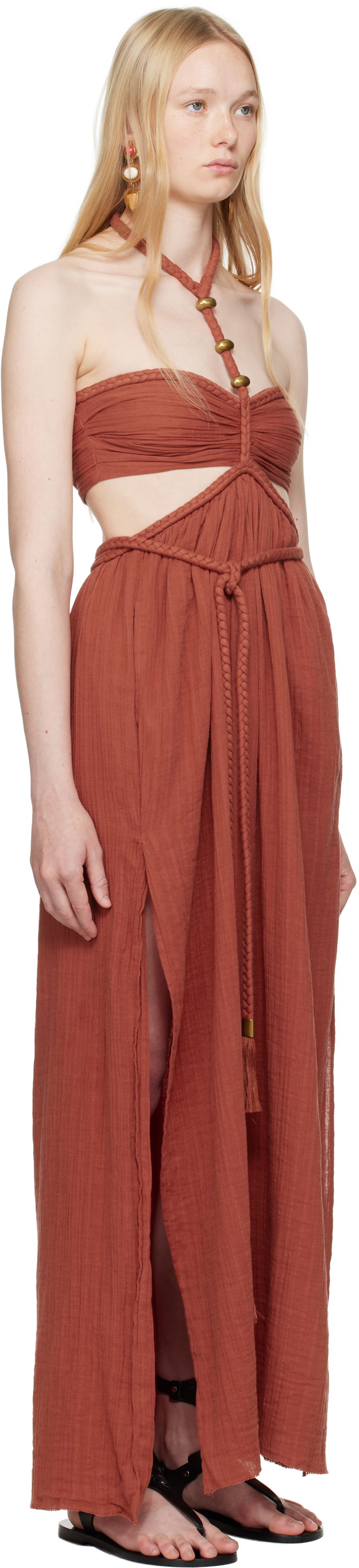 Mekko ISABEL MARANT Isabel Marant Justine Maxi Dress Punainen | RO0782FA-C2J11I, 1