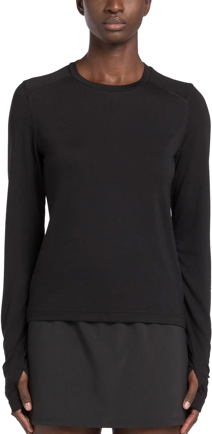 Villapaita Reebok ActivChill+ Dreamblend Long Sleeve T-Shirt Musta | 100075386