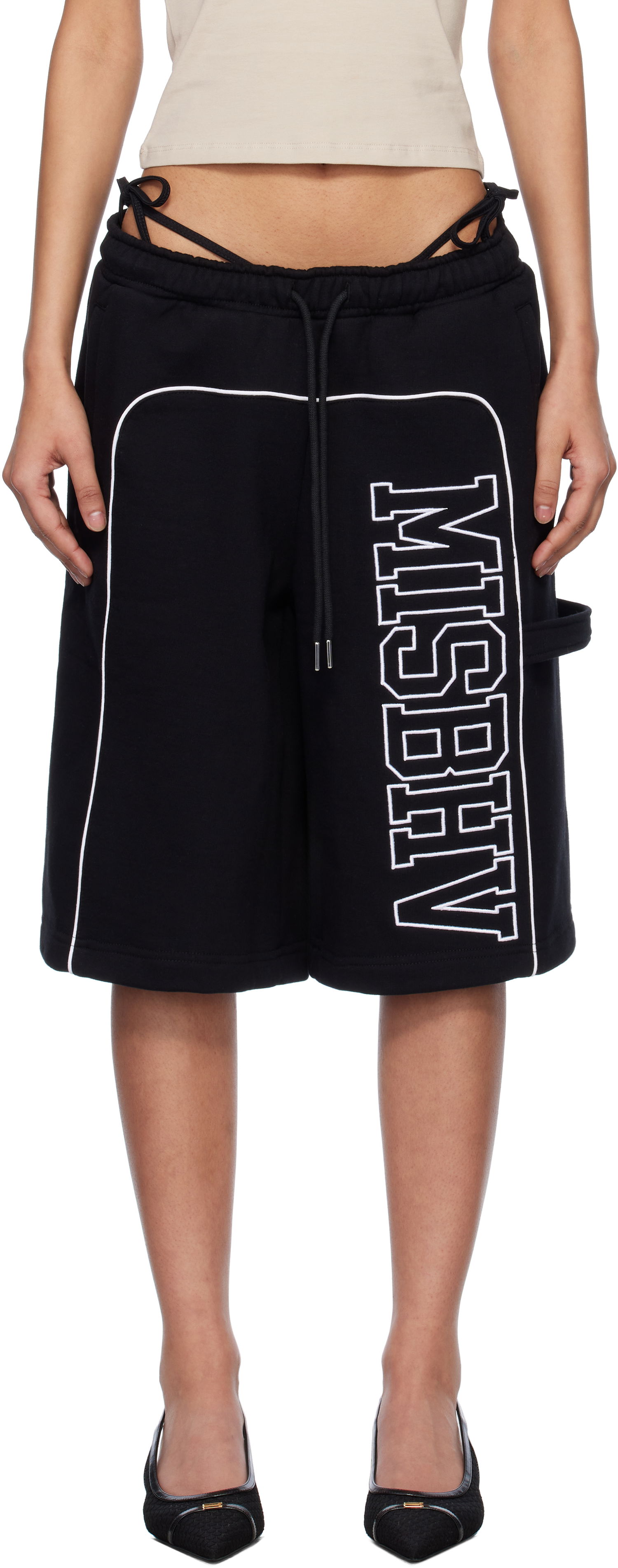 Shortsit MISBHV MISBHV Spring Breakers Shorts Musta | 250W350, 0