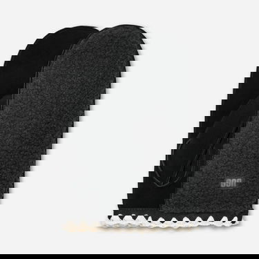 Käsineet UGG Fluff Shell Trim Mittens L/XL Musta | 101031-BLK, 0