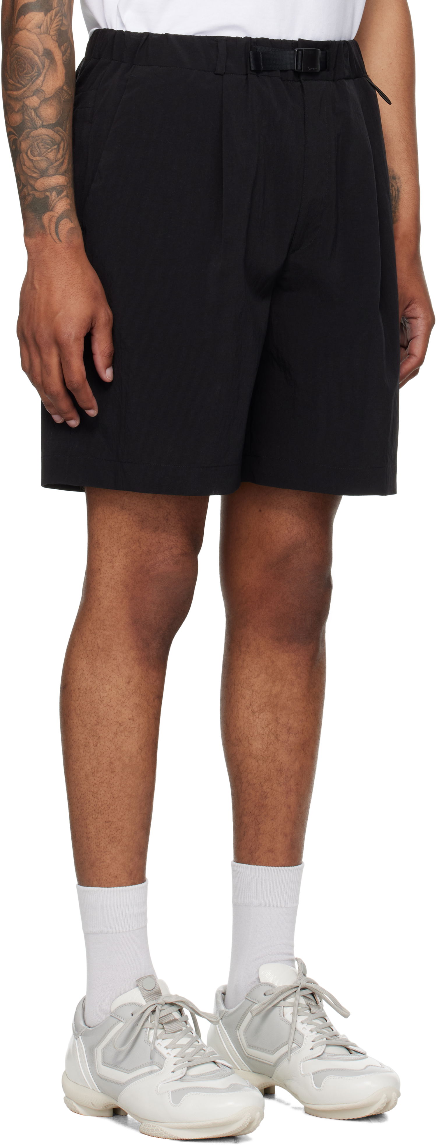 Shortsit Snow Peak Breathable Quick Dry Active Shorts Musta | PA-25SU010, 1