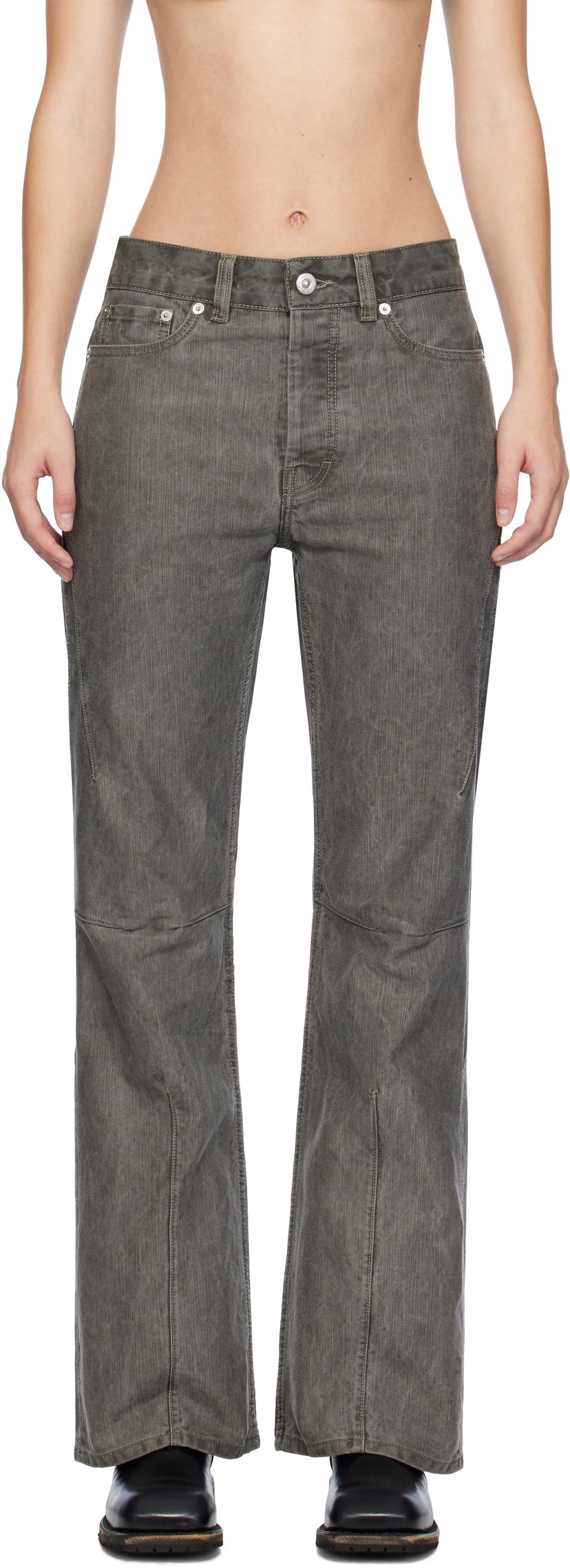 Jeans OUR LEGACY Our Legacy Moto Cut Jeans Harmaa | W4245MO