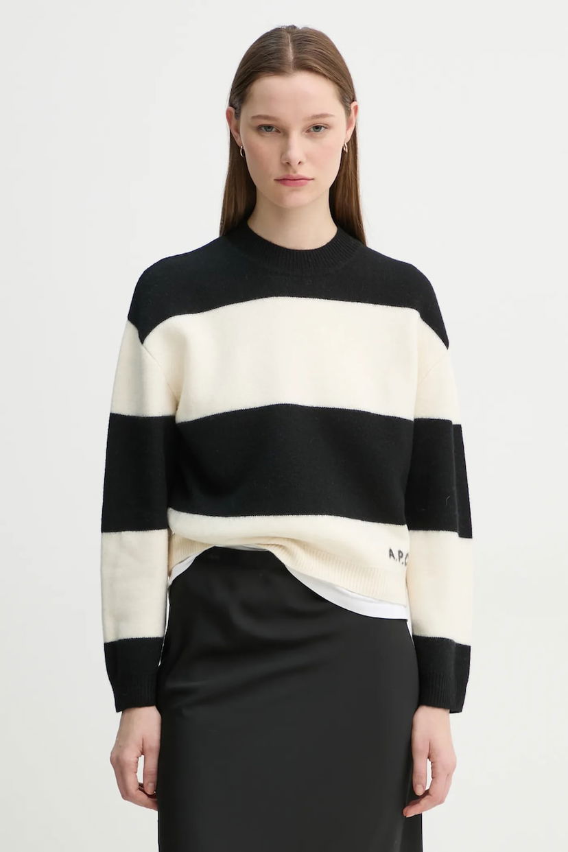 Villapaita A.P.C. A.P.C. Pull Penny Striped Wool Sweater Monivärinen | WVBDL.F23370