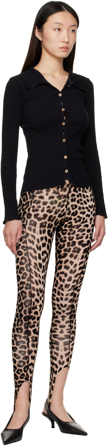 Leggingsit Baserange Baserange Sync Stirrup Leggings Ruskea | PASL-CI-AU25, 3