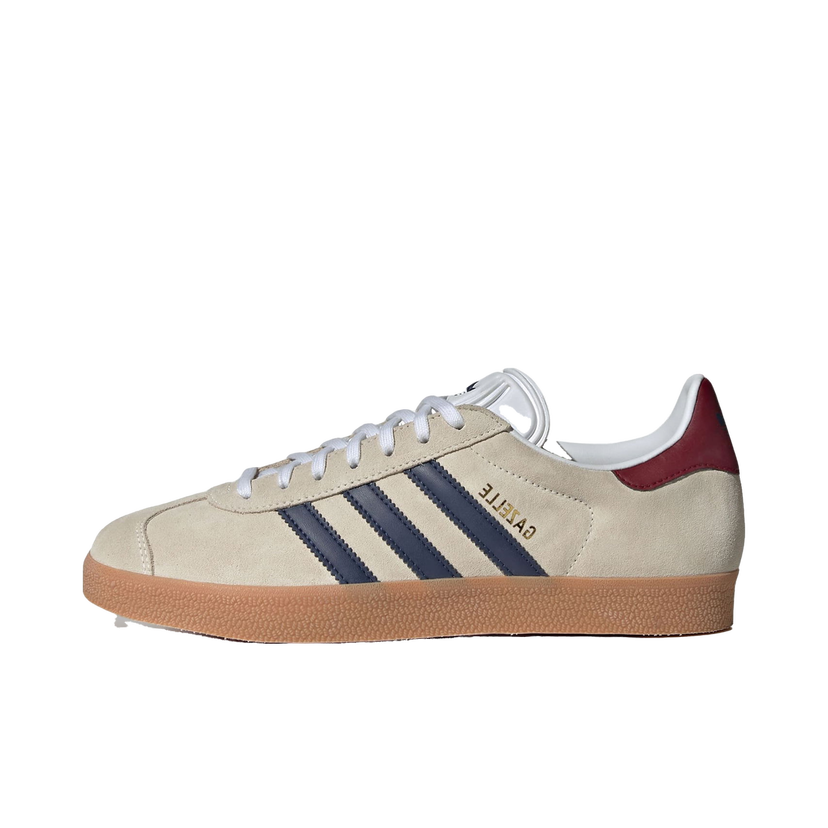 Tennarit ja kengät adidas Originals Gazelle "Beige Dark Blue Collegiate Burgundy" Beige | IE0546