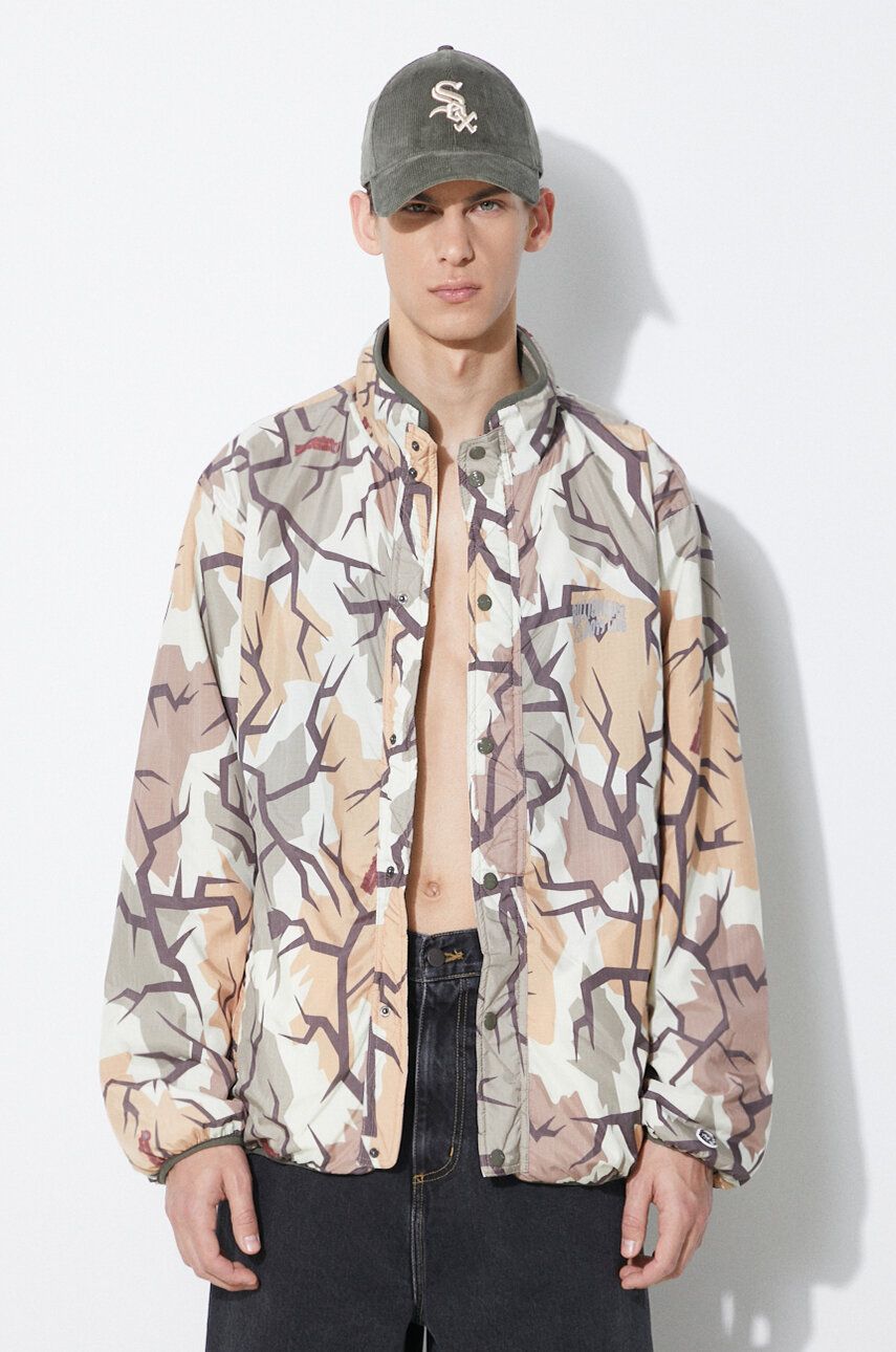 Bomber-takki BILLIONAIRE BOYS CLUB Pull Out Shell Patterned Jacket Beige | B24106, 1