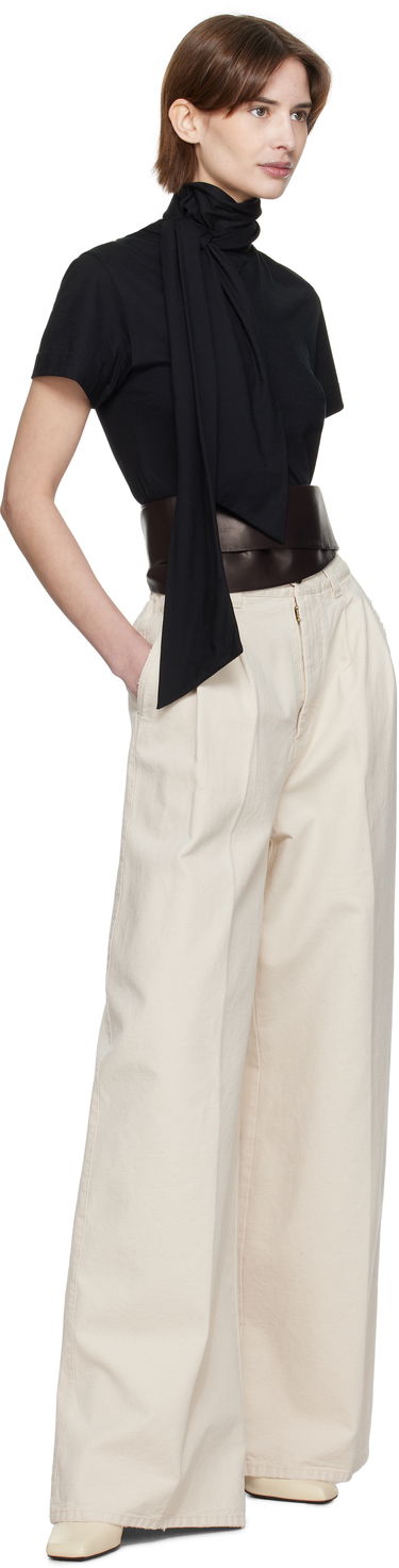 Vyöt The Row The Row Wide Wrap Leather Belt Musta | W1737-L108, 2