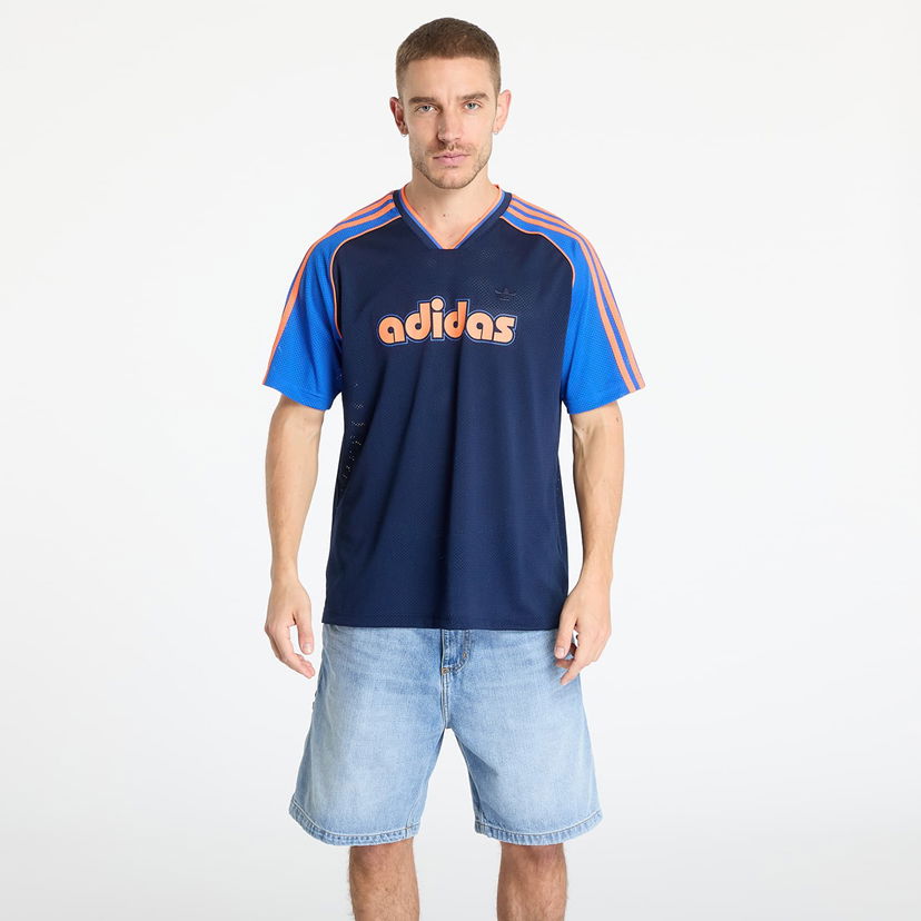 Jersey adidas Originals adidas Jersey T-Shirt Tummansininen | JD0812