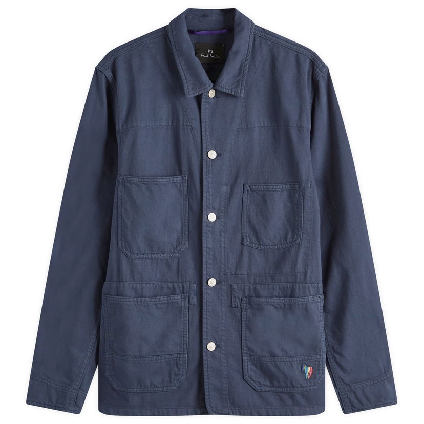 Takki Paul Smith Paul Smith Zebra Chore Jacket, Size Large Tummansininen | M2R-195X-P22319-47