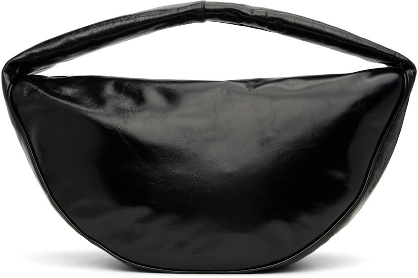Olkalaukku BY FAR BY FAR Maxi Cush Creased Leather Shoulder Bag Musta | MWBSB022LL002BKPL