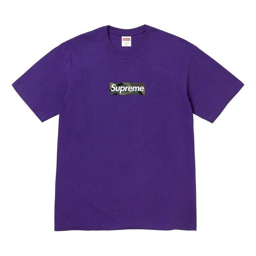 T-paita Supreme Box Logo Graphic Tee Violetti | SUP-FW23-245