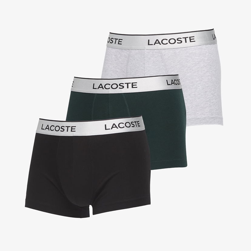 Nyrkkeilijät Lacoste Trunks Underwear 3-Pack Musta | 5H6428 AI4