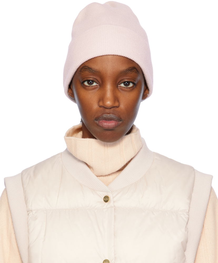 Pipo Max Mara Knit Beanie Vaaleanpunainen | 2414571011600
