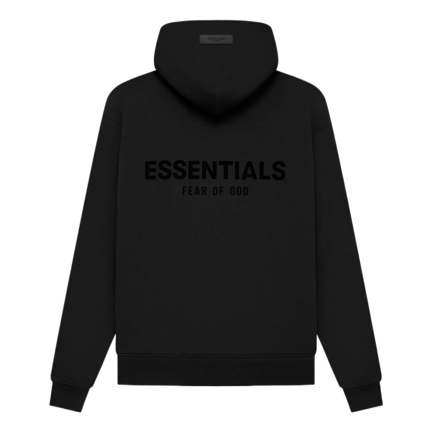 Huppari Fear of God Essentials Pullover Hoodie Musta | FOG-SS22-555, 0