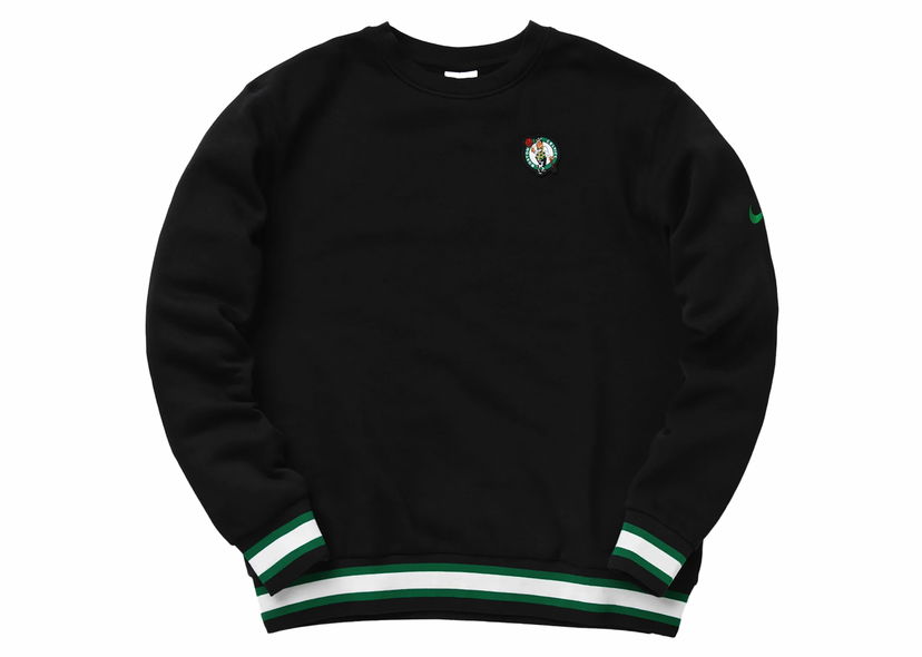 T-paita Nike NBA Boston Celtics Fleece Loose Fit Sweatshirt Black Musta | DN9097-010