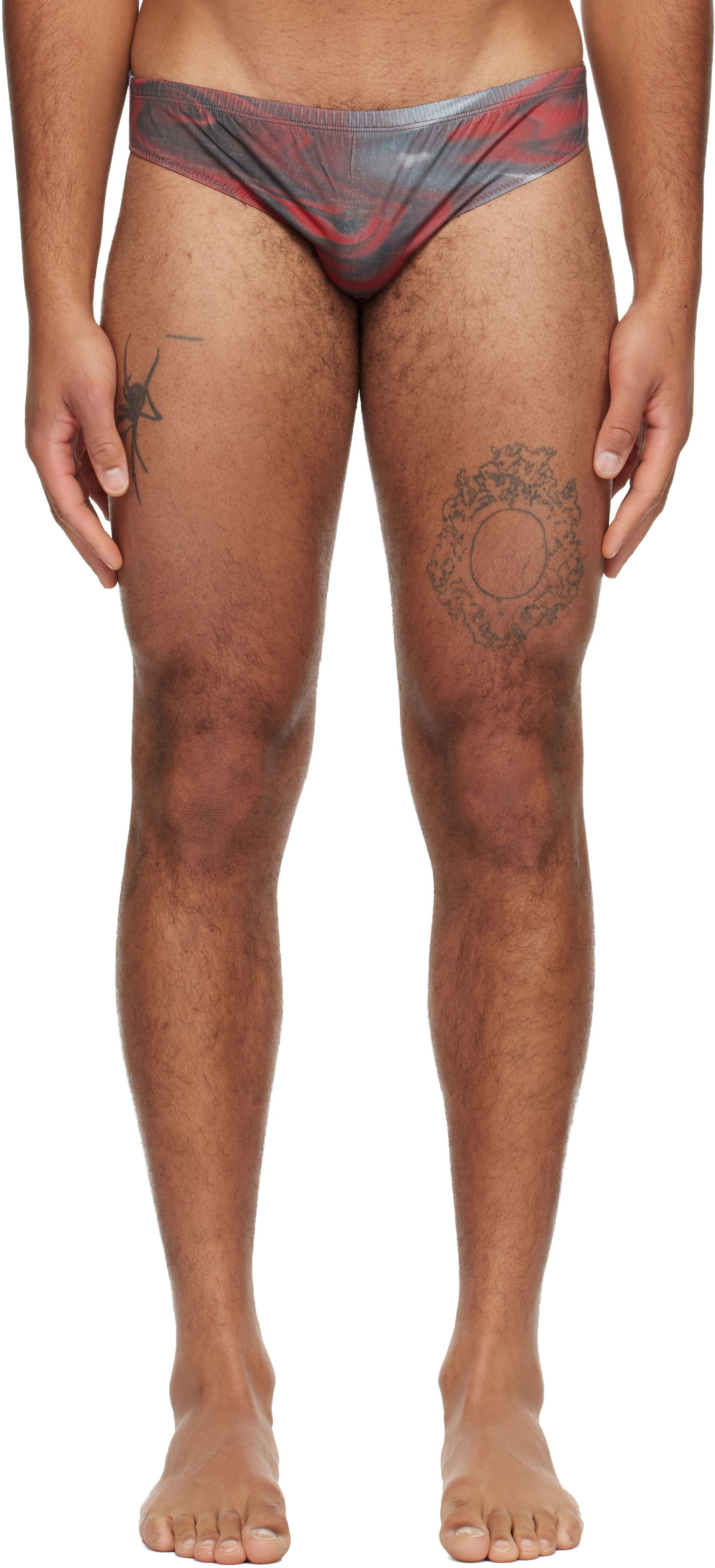 Uimapuvut Jean Paul Gaultier 'The Blurry Roses' Print Swim Briefs Monivärinen | 25/04-M-SW080-J023P-010230, 0