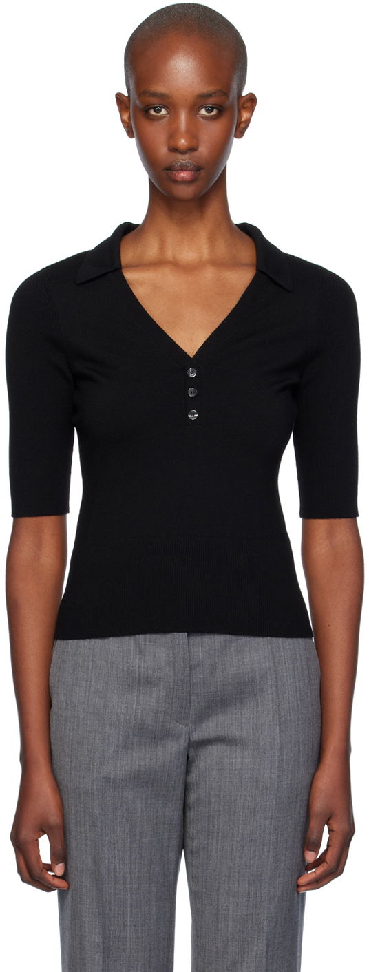 Poolopaita BOSS Wool Polo Musta | 50523743