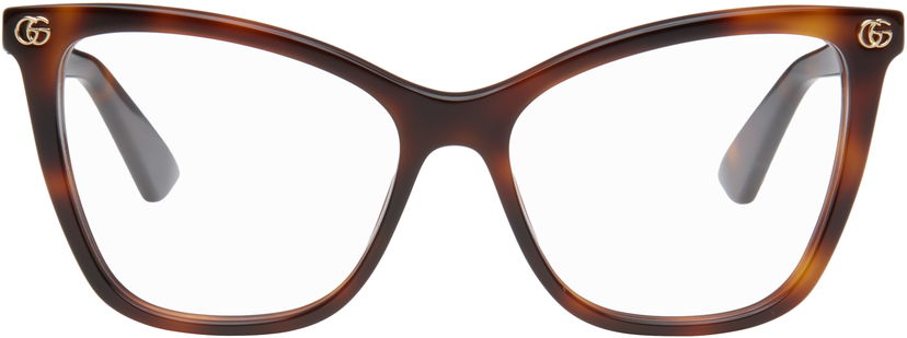 Aurinkolasit Gucci Cat Eye GG Acetate Glasses Ruskea | GG1817O-002