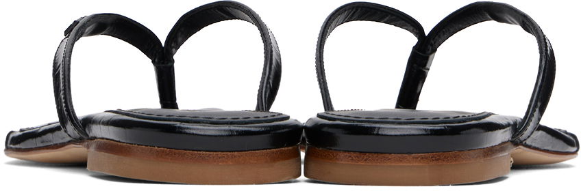 Asusteet Coperni Coperni Croco Slanted Flip-Flops Musta | COPSH54838, 1