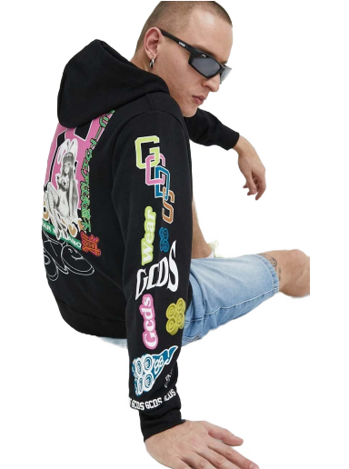 Huppari GCDS Cotton Hoodie Musta | CC94M100154