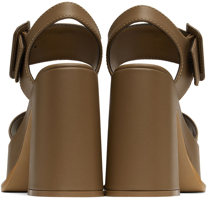 Tennarit ja kengät Stella McCartney Skyla Buckled Platform Sandals Ruskea | 810394AP0AL0, 1